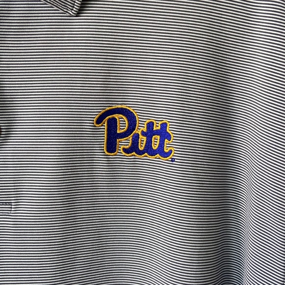 PETER MILLAR University of Pittsburgh golf shirt - Picture 2 of 5